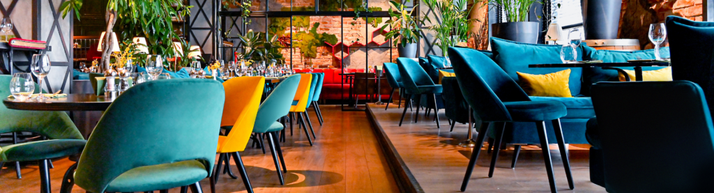 Colorful restaurant